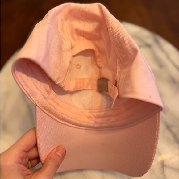 Disney Parks Pastel Pink Rhinestone Chevron Mickey Ball Cap – Adult Size - Picture 6 of 11